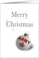 Merry Christmas Army card