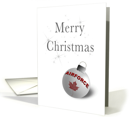 Merry Christmas Airforce card (257989)