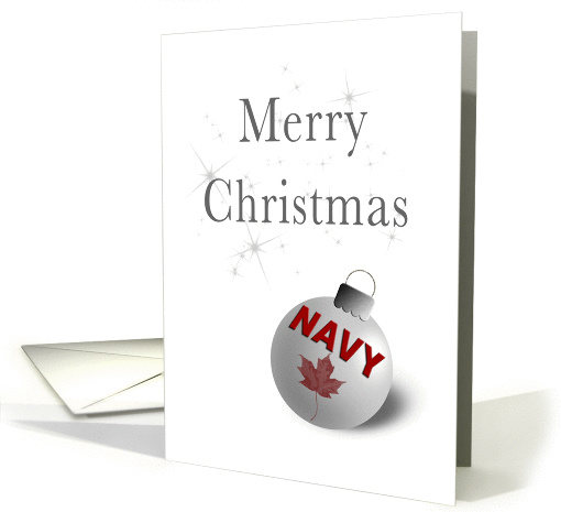 Merry Christmas Navy card (257991)