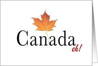 Canada Eh! card