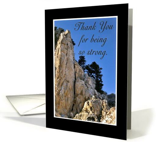 Thank You for Being so Strong card (259343)