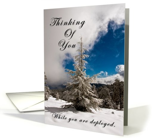 Thinking of You While You Are Deployed card (370445)