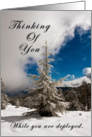 Thinking of You While You Are Deployed card