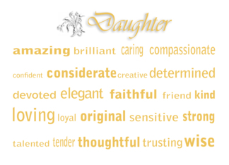 Daughter Word Cloud