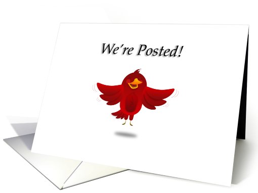 We're Posted card (375018)