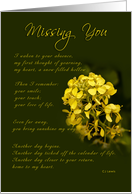 Missing You card