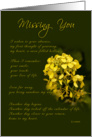 Missing You card