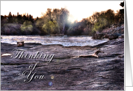Thinking of you, Rocky Shore card