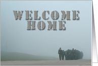 Welcome Home, Soldiers Marching card