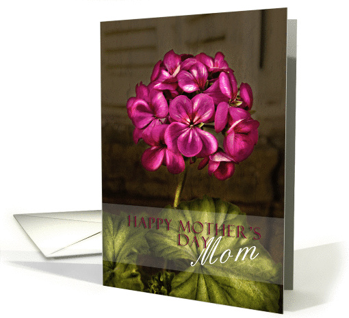 Happy Mother's Day Mom, Pink Flower card (615461)