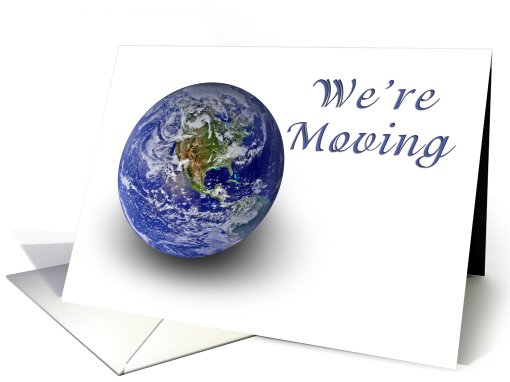 We're Moving, World card (616052)