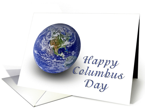 Happy Columbus Day, World card (616057)