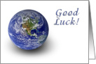Good Luck, world card