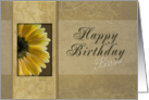 Happy Birthday Boss, Yellow Daisy card
