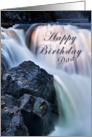 Happy Birthday Dad, Waterfall card