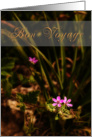 Bon Voyage, Pink Flowers card