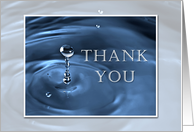 Thank You, Water Drop card