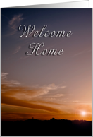 Welcome Home, Sunset card
