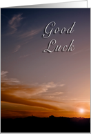 Good Luck, Sunset card