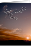 Get Well Soon, Sunset card