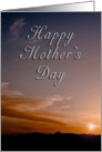 Happy Mother’s Day, Sunset card