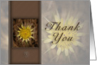 Thank You, Yellow Flower card