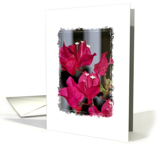 Thinking of You While I Am Deployed, Pink Flowers card (638313)