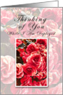 Thinking of You While I Am Deployed, Flowers card