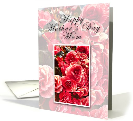 Mom Happy Mother's Day, Pink Flowers card (638550)