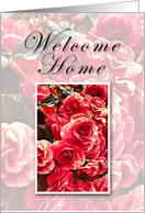 Welcome Home, Pink Flowers card