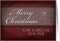 For Teacher Merry...