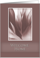 Welcome Home, Pink Abstract on Pink Background card