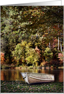 Blank Notecard, Boat...