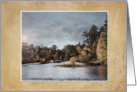 Blank Notecard, River in Autumn card