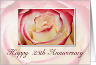 25th Anniversary, Rose card