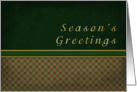 Season’s Greetings, Green card