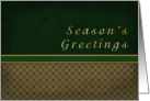 Season’s Greetings, Green card