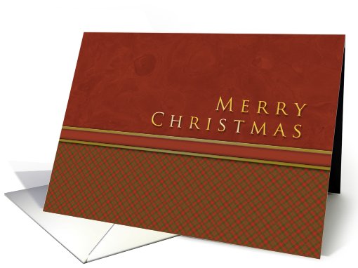 Merry Christmas, Red and Gold card (729868)