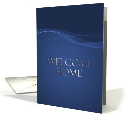 Welcome Home, Blue card (730609)