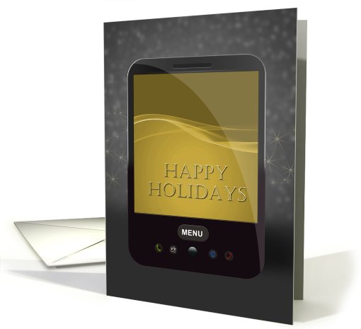 Happy Holidays, Cell Phone card (732204)