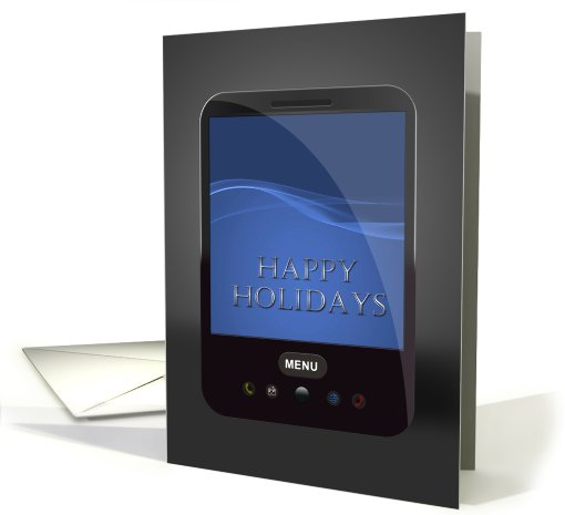 Happy Holidays, Cell Phone card (732205)