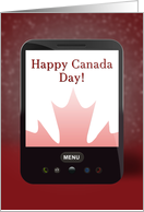 Happy Canada Day, Cell Phone card