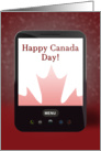 Happy Canada Day, Cell Phone card