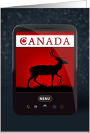 Happy Canada Day, Cell Phone card
