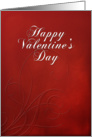 Happy Valentine’s Day, Red with Vines card