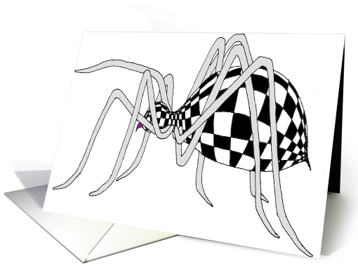 Checkered Spider card (362728)