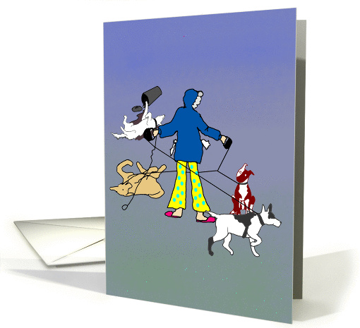 Walking Dogs card (959521)