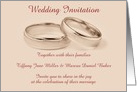 Wedding Invitation with brides wedding shoes custom text card