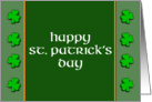 Happy St. Patrick’s Day Saint Patricks Day St. Paddy shamrock card