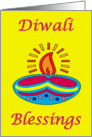 Diwali Deepawali Devali Deepavali with candles for Festival of Light card
